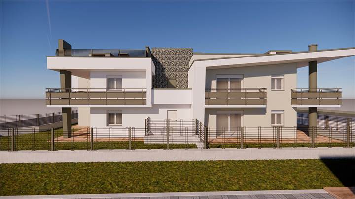 Appartamento con giardino in quadrifamiliare